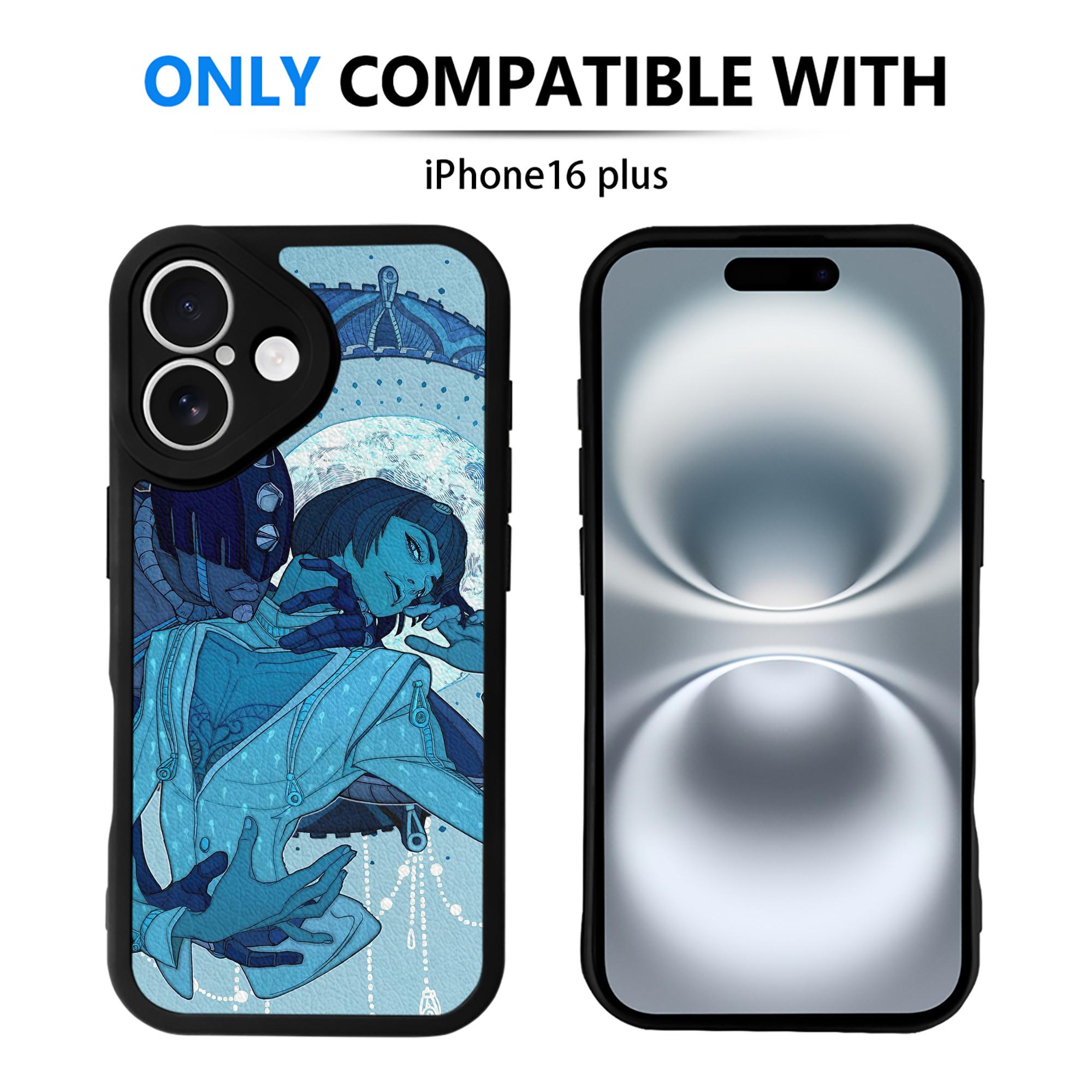 （画像用） ジョジョの奇妙な冒険 JoJo's Bizarre Adventure 【iPhone 16シリーズ対応】シリコンスマホケース（レザー調） 材質：シリコン